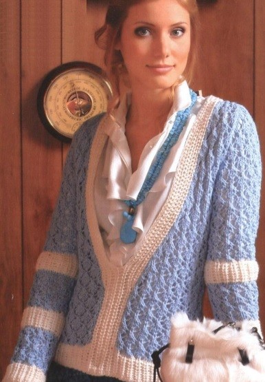 ​Knit Blue Jacket