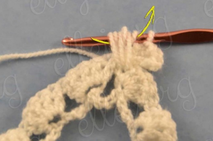 Relief Zigzags Crochet Stitch