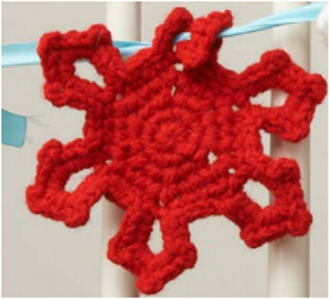 ​Winter Snowflake Crochet Garland