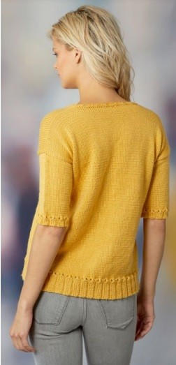 Yellow Knit Blouse Yellow Knit Blouse