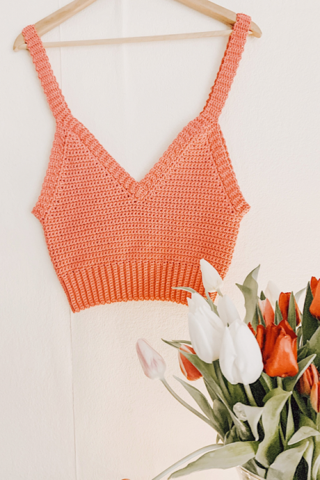 Basic Crochet Crop Top Basic Crochet Crop Top