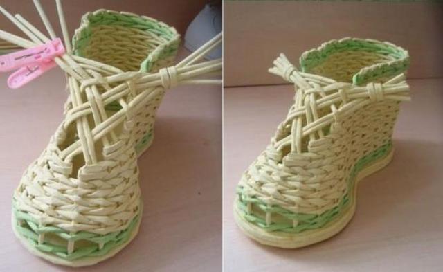 Boot From Newspaper Strings Boot From Newspaper Strings