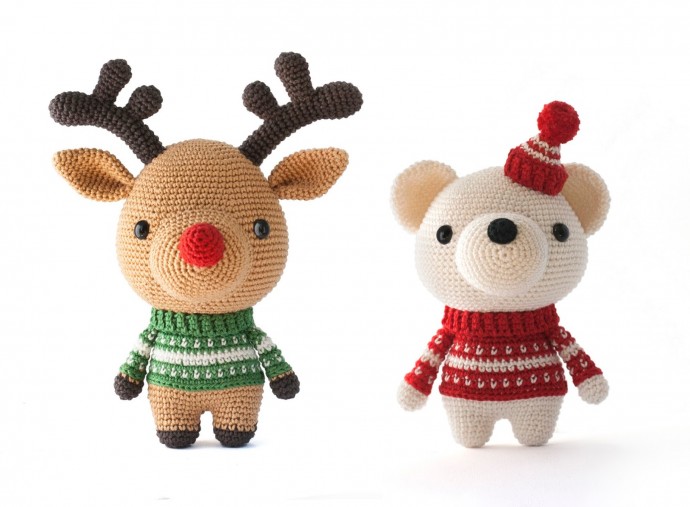 Inspiration. Christmas Amigurumi.