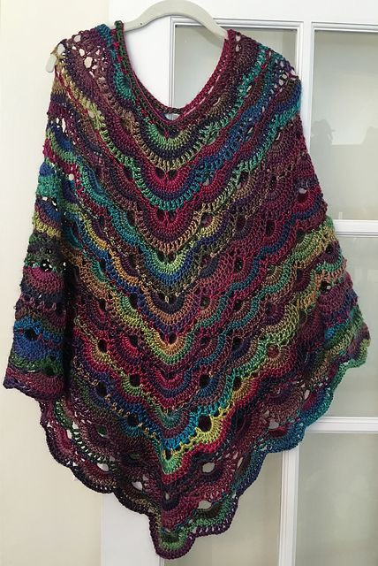 Inspiration. Crochet Poncho.