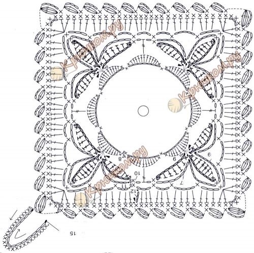 ​Relief Flower Oven Cloth