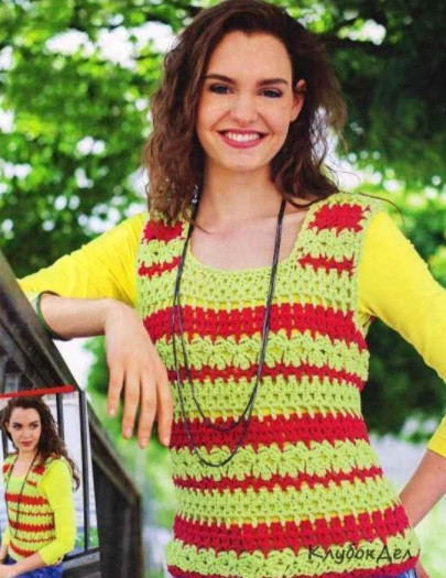 Comprehensive Guide to Crocheting a Stylish Light-Green and Red Top Comprehensive Guide to Crocheting a Stylish Light-Green and Red Top