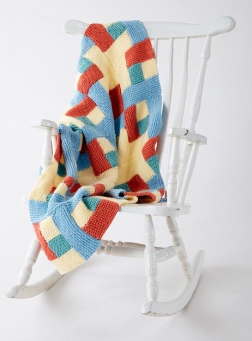 ​Colorful Knit Plaid