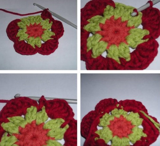 Helping our users. ​Crochet Hexagon Flowers Blanket.