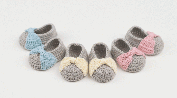 Inspiration. Crochet Baby Booties.