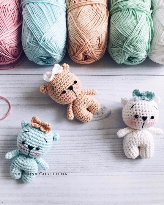 Inspiration. Crochet Bears.