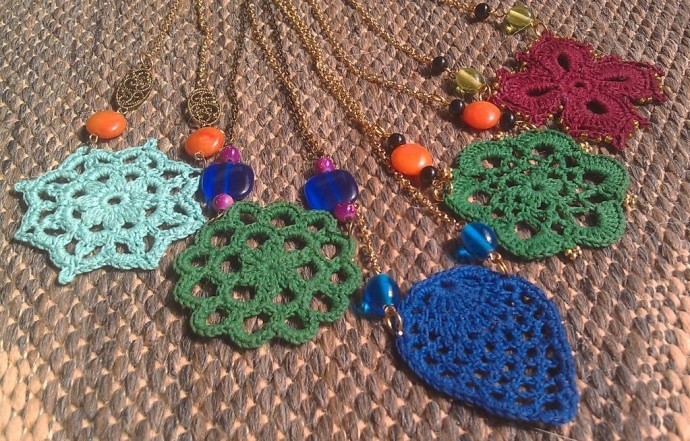 Inspiration. Crochet Jewelry.