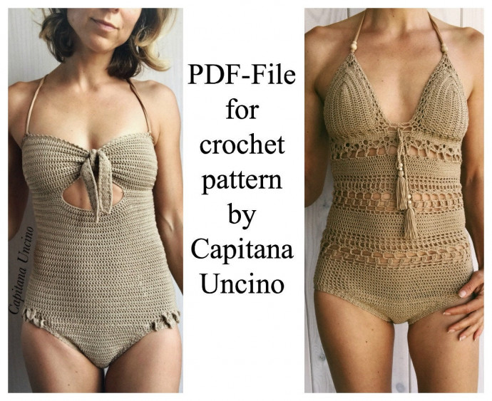 Inspiration. Crochet One-Piece Swimsuits.