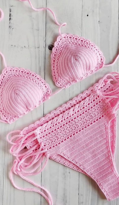 Inspiration. Crochet Swimsuit.