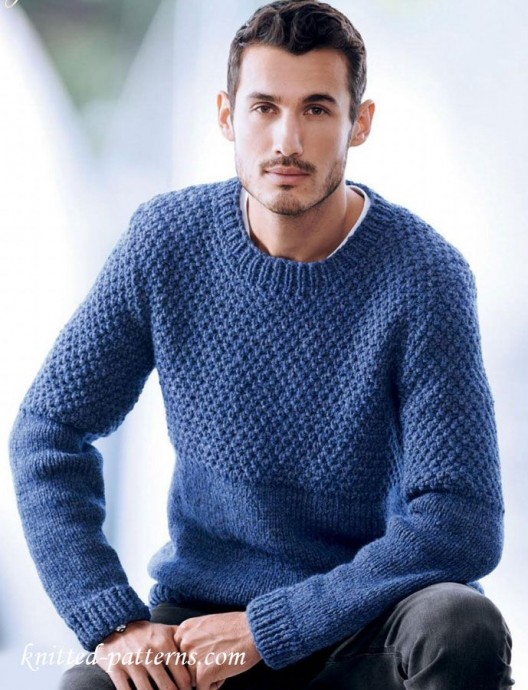 Inspiration. Knit Men's Pullovers.