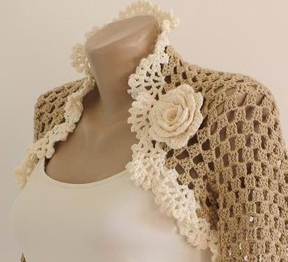 ​One-Day-Made Crochet Bolero