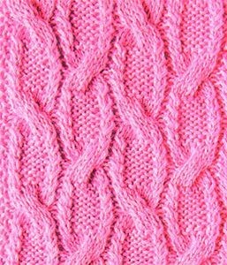 ​Fancy Spiral Cables Knit Pattern