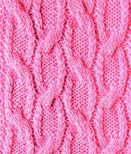 Fancy Spiral Cables Knit Pattern Fancy Spiral Cables Knit Pattern