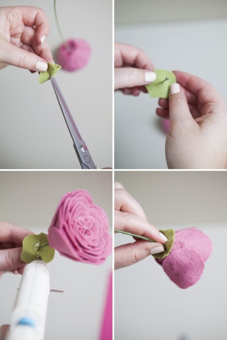 Felt Ranunculus Felt Ranunculus