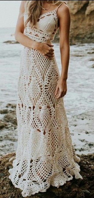 Inspiration. Crochet Dresses.