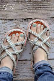 Inspiration. Crochet Summer Sandals.