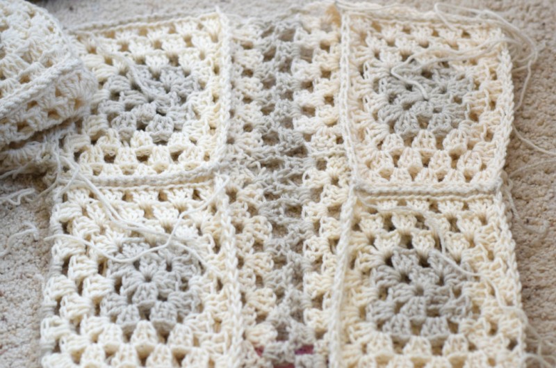 Arlo Granny Square Crocheted Cardigan Arlo Granny Square Crocheted Cardigan