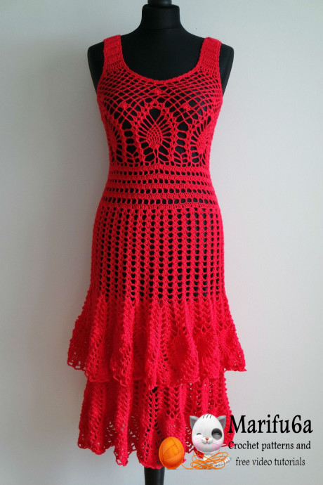 Inspiration. Crochet Summer Dresses.