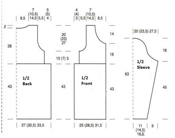 Step-by-Step Guide to Knitting a Berry Color Sweater with Cables and Fans Pattern Step-by-Step Guide to Knitting a Berry Color Sweater with Cables and Fans Pattern