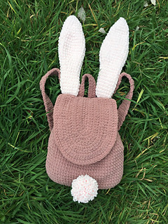 Helping our users. Crochet Bunny Backpack.