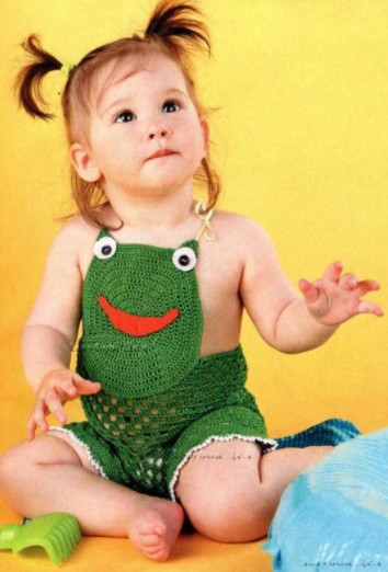 ​Crochet “Frog” Romper
