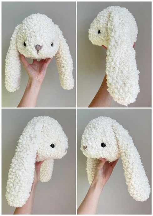 ​Fluffy Crochet Bear and Bunny