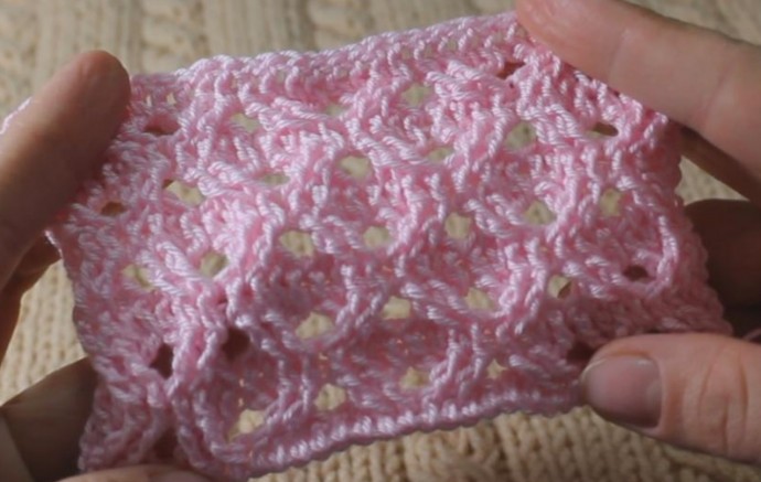 Relief Honeycomb Stitch Relief Honeycomb Stitch