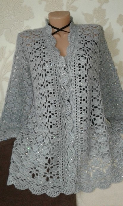 ​Summer Crochet Cardigan from Inspiration Post