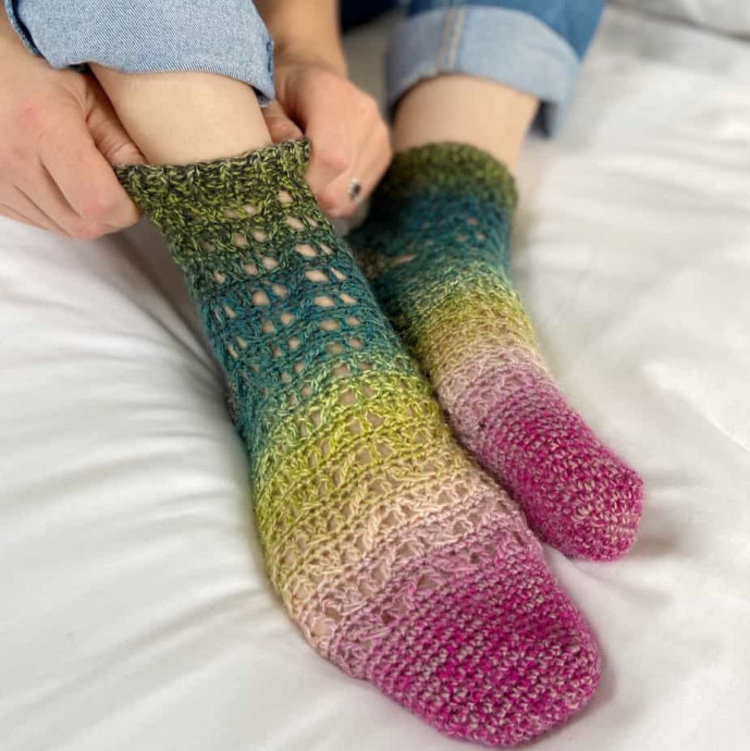 Inspiration. Crochet Socks.