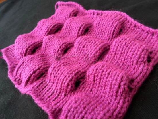​Lateral Waves Knit Stitch