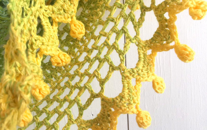 Complete Guide on Crochet with Katia Spring Rainbow Yarn: Instructions, Sizes, and Pom Pom Details