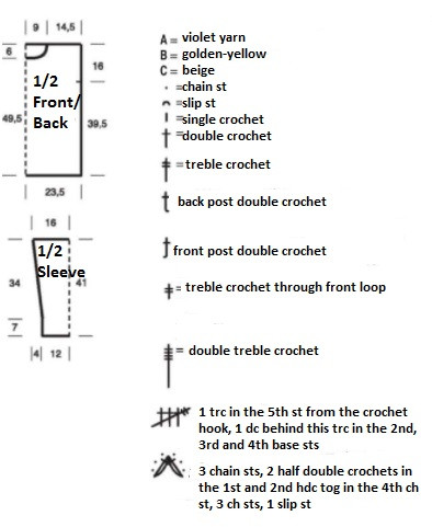 Comprehensive Guide to Crochet Sweater with Color Patterns and Stitches