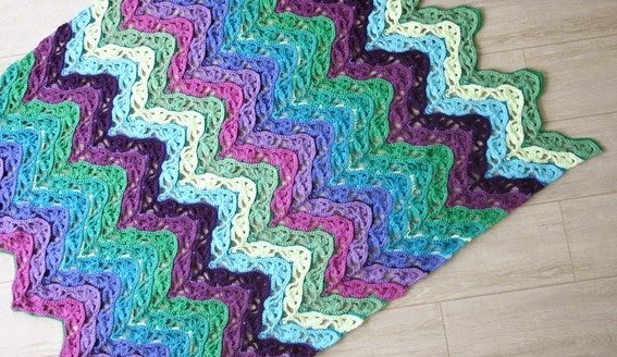 Helping our users. Multicolored Crochet Afghan. Helping our users. Multicolored Crochet Afghan.