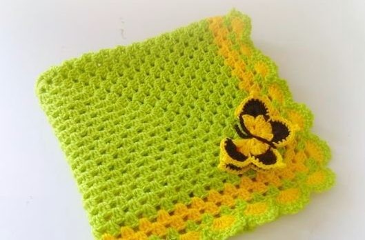 ​Bright Summer Crochet Plaid