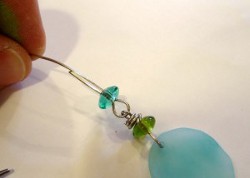 ​Faux Sea Glass Earrings