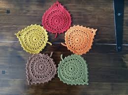 Inspiration. Crochet Coasters.