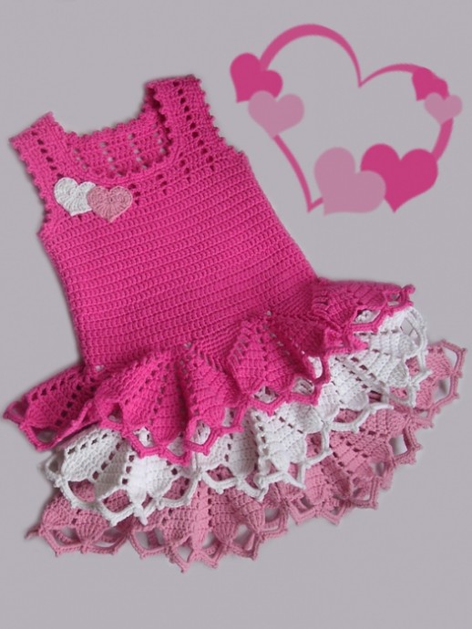 Inspiration. Crochet Dresses for Girls.