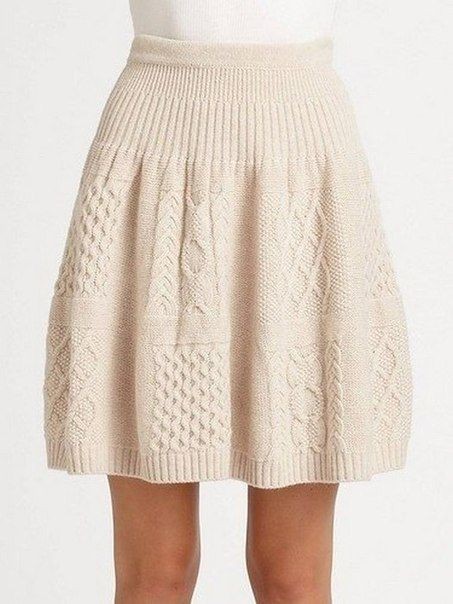 Inspiration. Knit Skirts.