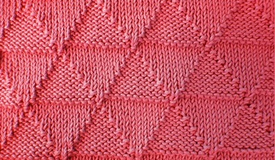 Isosceles Triangles Knit Stitch Isosceles Triangles Knit Stitch