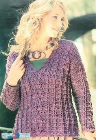 Complete Guide to Crocheting a Stylish Purple Merino Yarn Sweater Complete Guide to Crocheting a Stylish Purple Merino Yarn Sweater