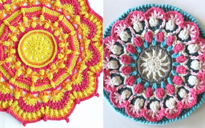 Inspiration. Crochet Mandalas.