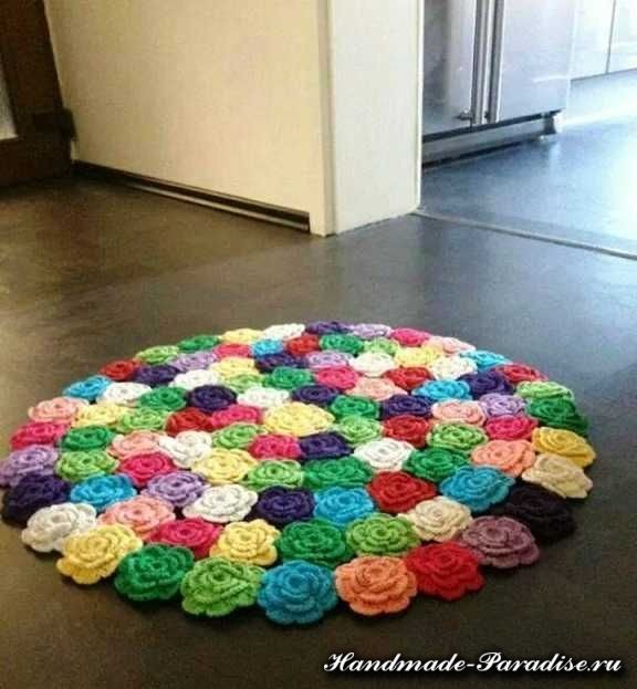 Inspiration. Crochet rugs.