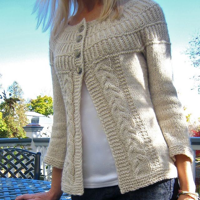 Inspiration. Knit Cardigans.