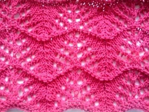 ​Knit Relief Wavy Stitch