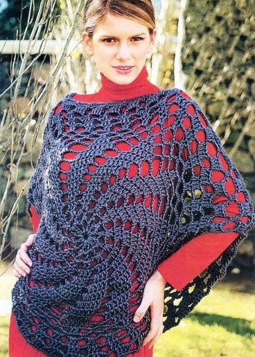​Relief Crochet Poncho