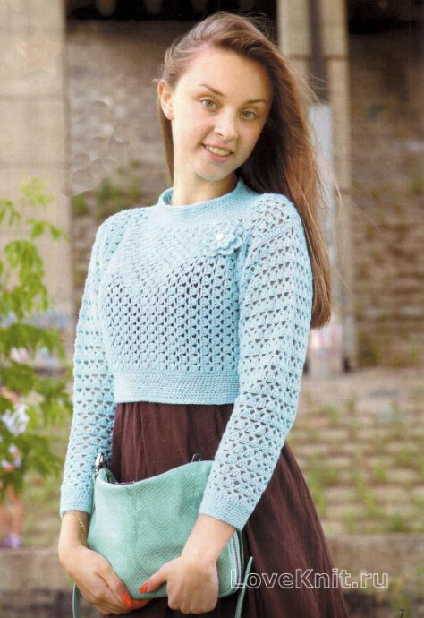 ​Short Crochet Pullover